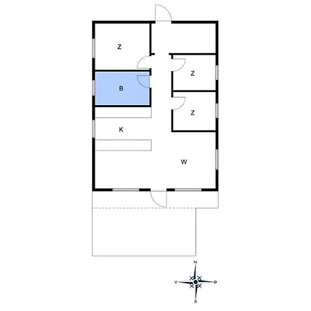 בית נופש 1446-aakirkeby-poserevaenget-18 Vester Somarken